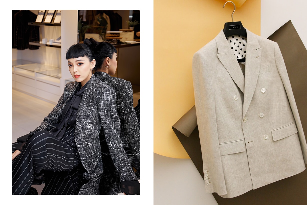 GAUTE kiwi blazer suit bespoke taichung woman tailor taiwan