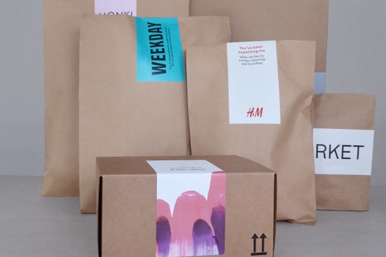 H&M cos arket group paper package replace plastic