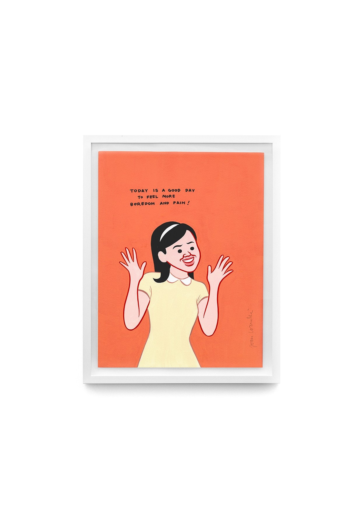 Joan Cornellà hk sotheby's AllRightsReserved selling exhibition my life pointless