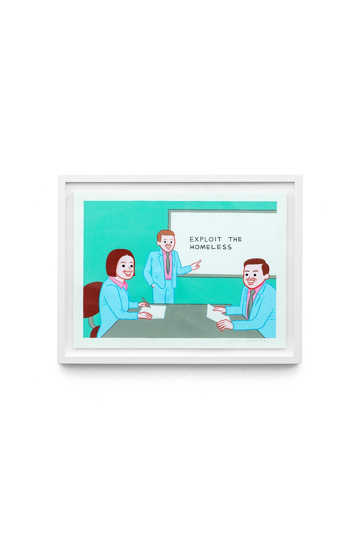 Joan Cornellà hk sotheby's AllRightsReserved selling exhibition my life pointless