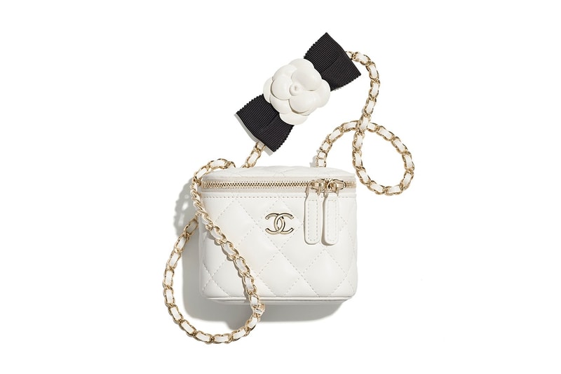 chanel 2021 ss small leather goods mini bags card holders tweed clutch release