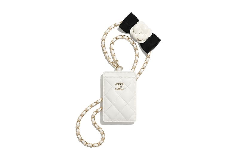 chanel 2021 ss small leather goods mini bags card holders tweed clutch release