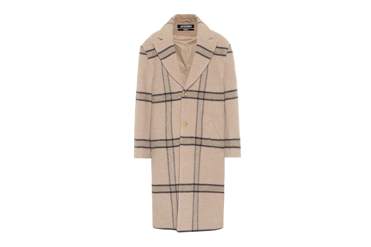 JACQUEMUS Le Manteau Carro virgin wool coat