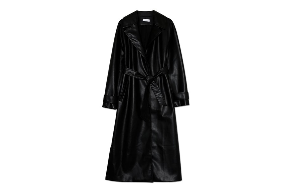 Jonathan Simkhai Paulette Vegan Leather Trench Coat