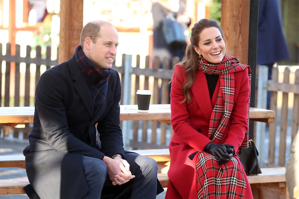 Catherine, Duchess of Cambridge and Prince William, Duke of Cambridge visits Cardiff Castle on December 08, 2020 in Cardiff, Wales. The Duke And Duchess of Cambridge are undertaking a short tour of the UK ahead of the Christmas holidays to pay tribute to the inspiring work of individuals, organizations and initiatives across the country that have gone above and beyond to support their local communities this year.