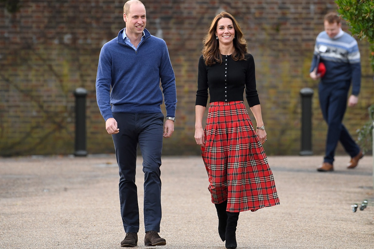Prince William, Duke of Cambridge and Catherine, Duchess of Cambridge host a Christmas party for families of military personnel deployed in Cyprus at Kensington Palace on December 4, 2018 in London, England.