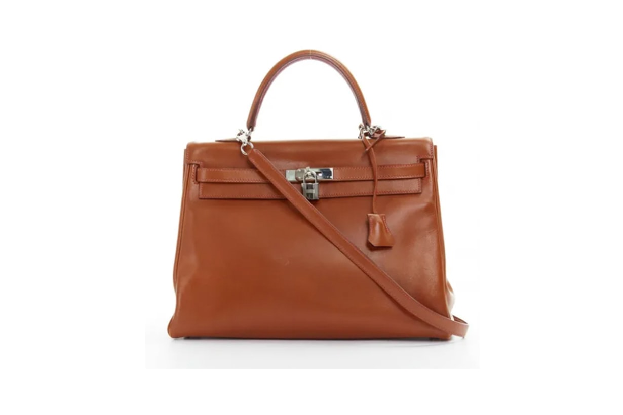 KELLY 35 LEATHER HANDBAG