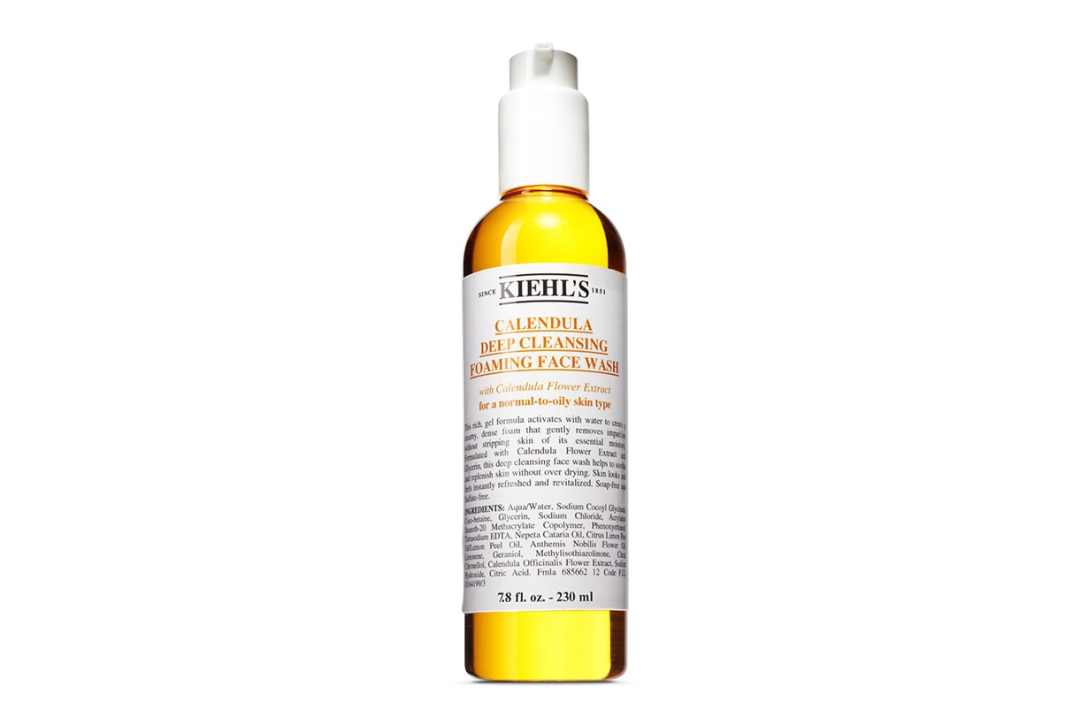 KIEHL'S SINCE 1851 CALENDULA DEEP CLEANSING FOAMING FACE WASH RARE EARTH DEEP PORE DAILY CLEANSER Face cleanser skincare