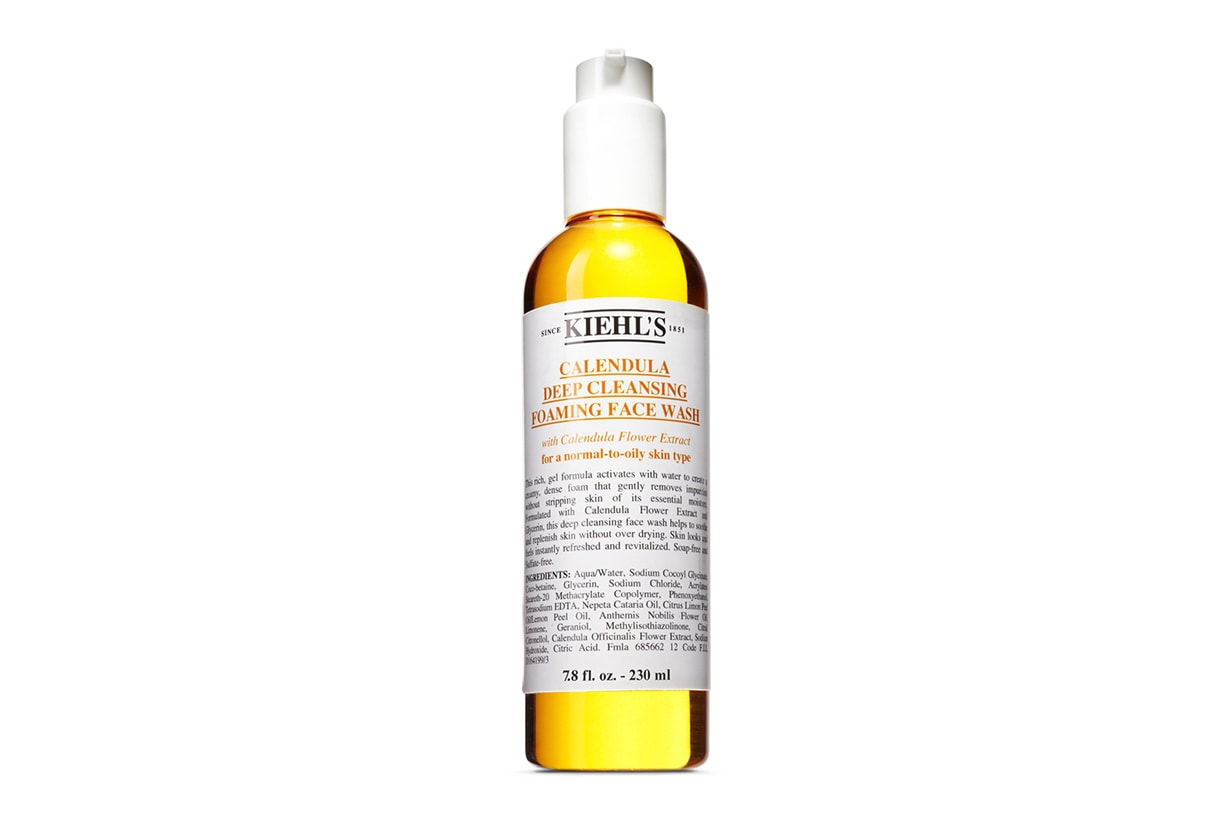 KIEHL'S SINCE 1851 CALENDULA DEEP CLEANSING FOAMING FACE WASH RARE EARTH DEEP PORE DAILY CLEANSER  Face cleanser skincare 