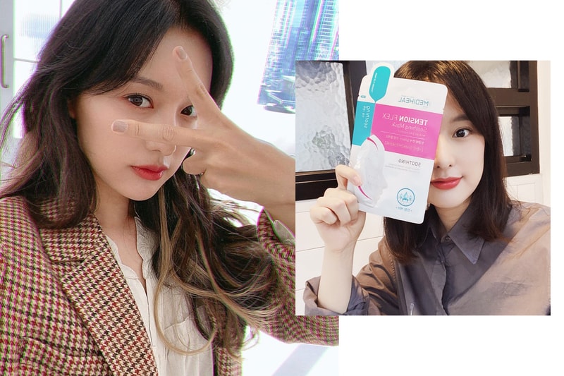 Kim Ji Won Mediheal Tension Flex Hydra Mask Korean Skincare Korean idols celebrities actresses