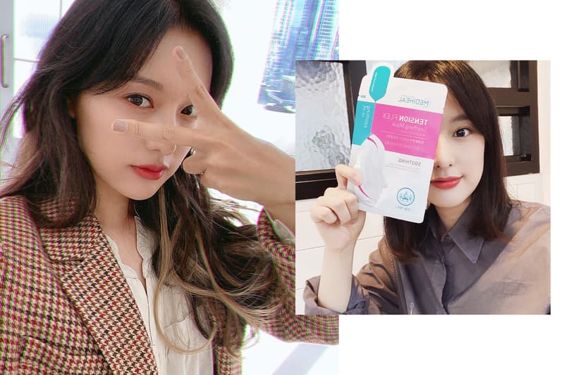 Kim Ji Won Mediheal Tension Flex Hydra Mask Korean Skincare Korean idols celebrities actresses