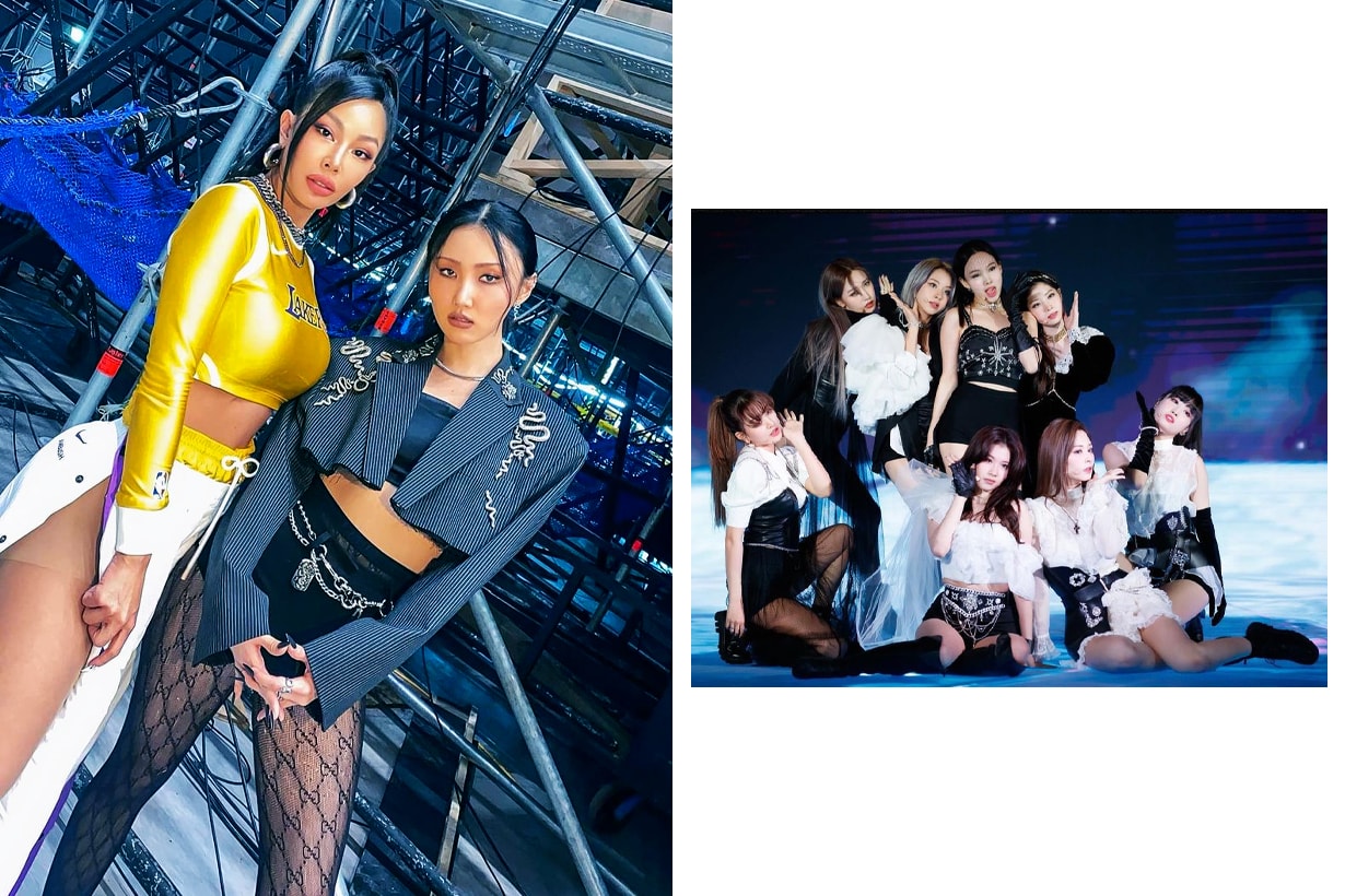 MAMA 2020 Mnet Asian Music Awards Korean idols celebrities singers girl bands boy bands disinfecting staff disinfecting girl on stage Covid-19 coronavirus