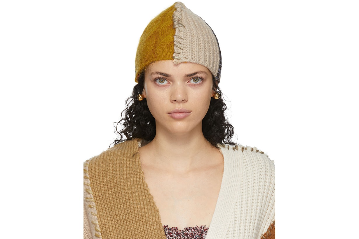 MARNI Multicolor Patchwork Beanie