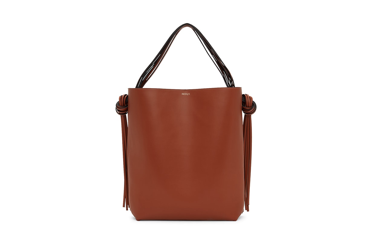 NEOUS Brown Oversized Saturn Tote