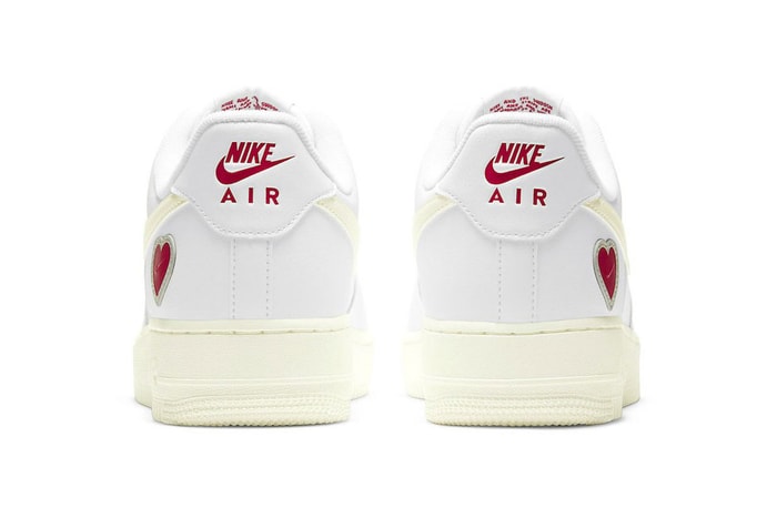 情人節禮物就鎖定它:Nike 這對特別版 Air Force 1,愛心圖案太可愛!