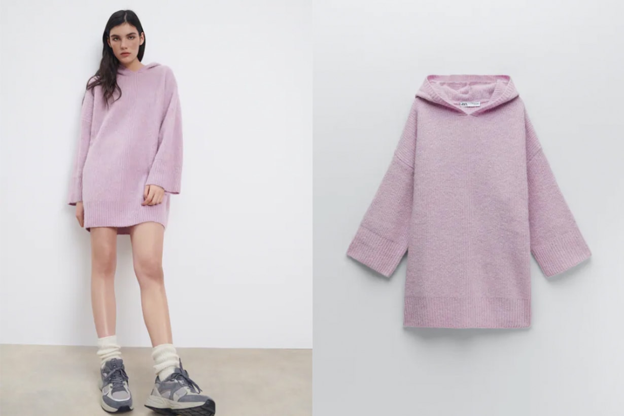 OVERSIZED DRESS WITH HOOD