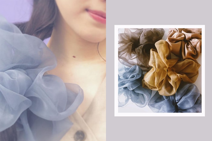 夢幻氣息也太濃:日本女生都愛的空氣感 Scrunchie,來自這個小眾手工品牌!