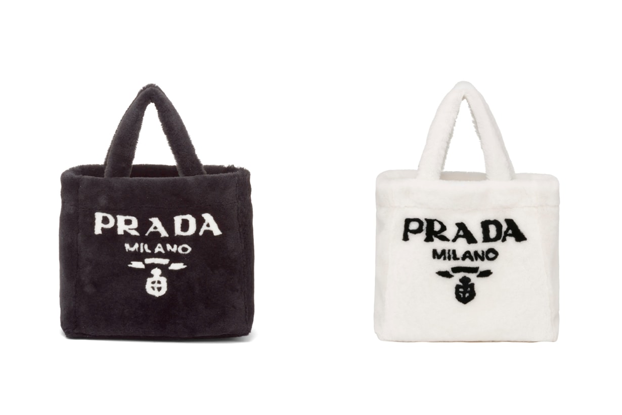 prada handbags furry raf simons miuccia 2021 SS japan limited