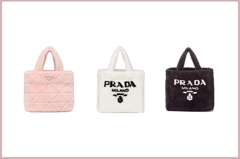 prada handbags furry raf simons miuccia 2021 SS japan limited