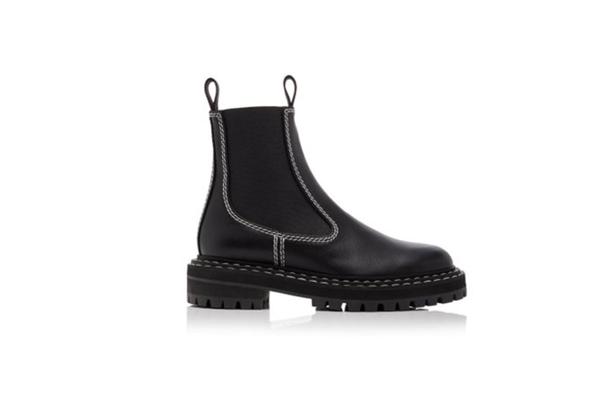 Proenza Schouler Leather Chelsea Boots