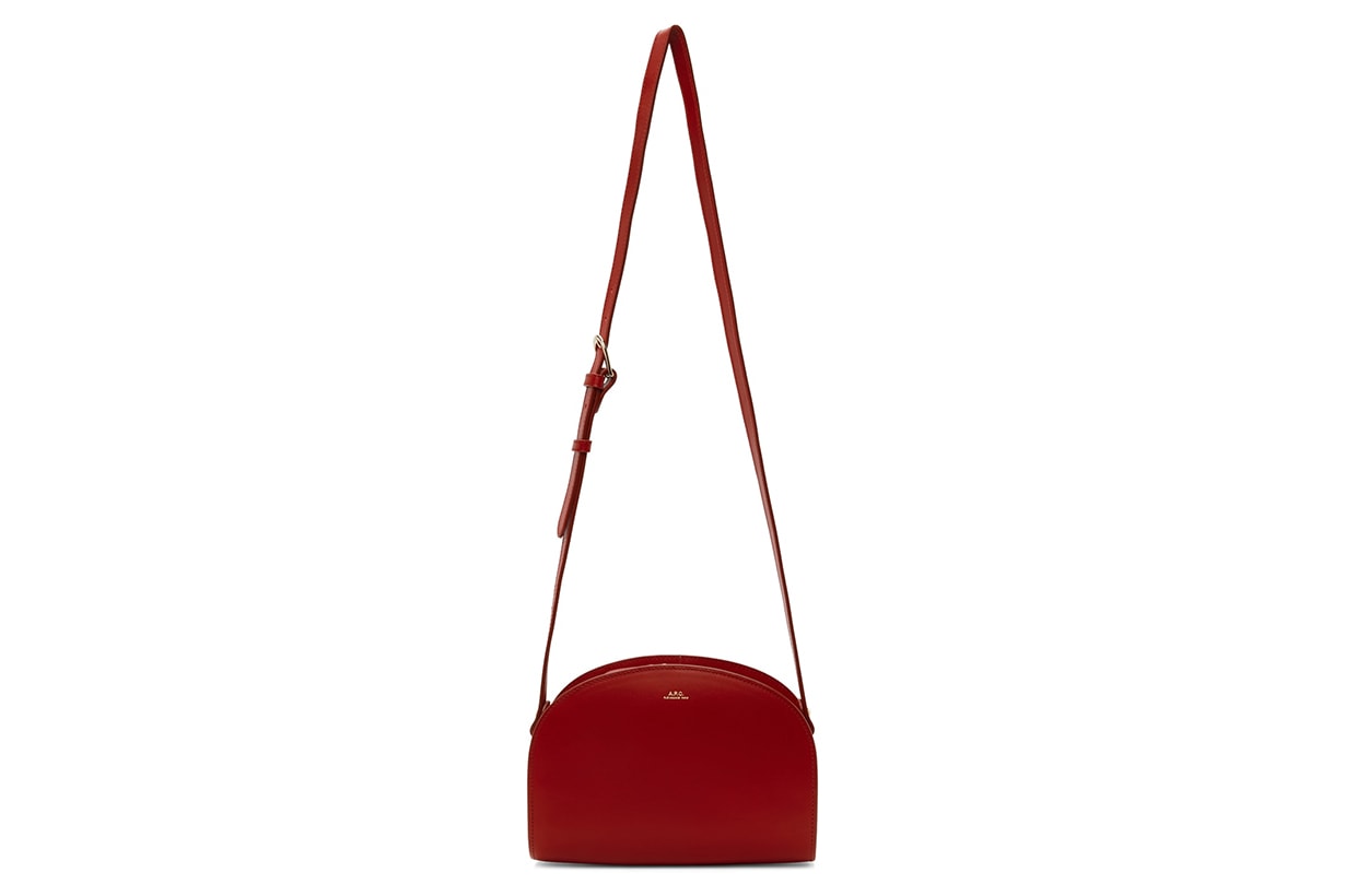 Red Demi-Lune Bag