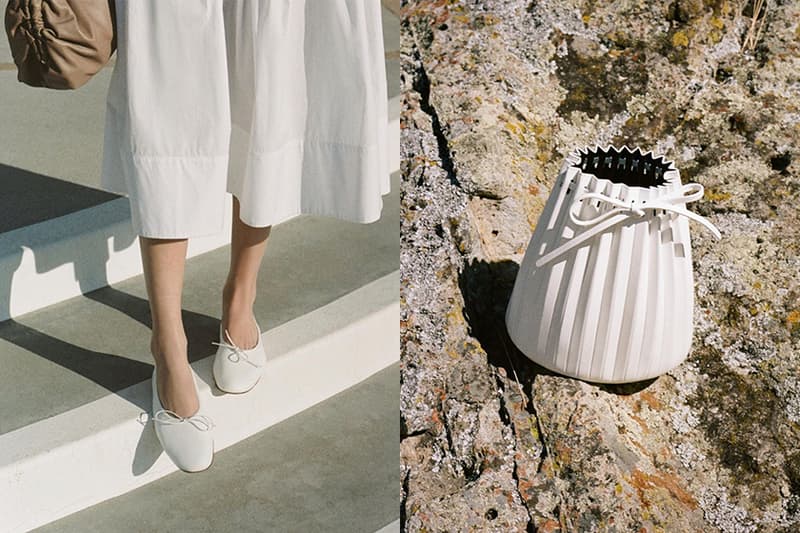 mansur gavriel holiday winter sale online 60 percent off handbags shoes pillow pouch pleated bucket 2020