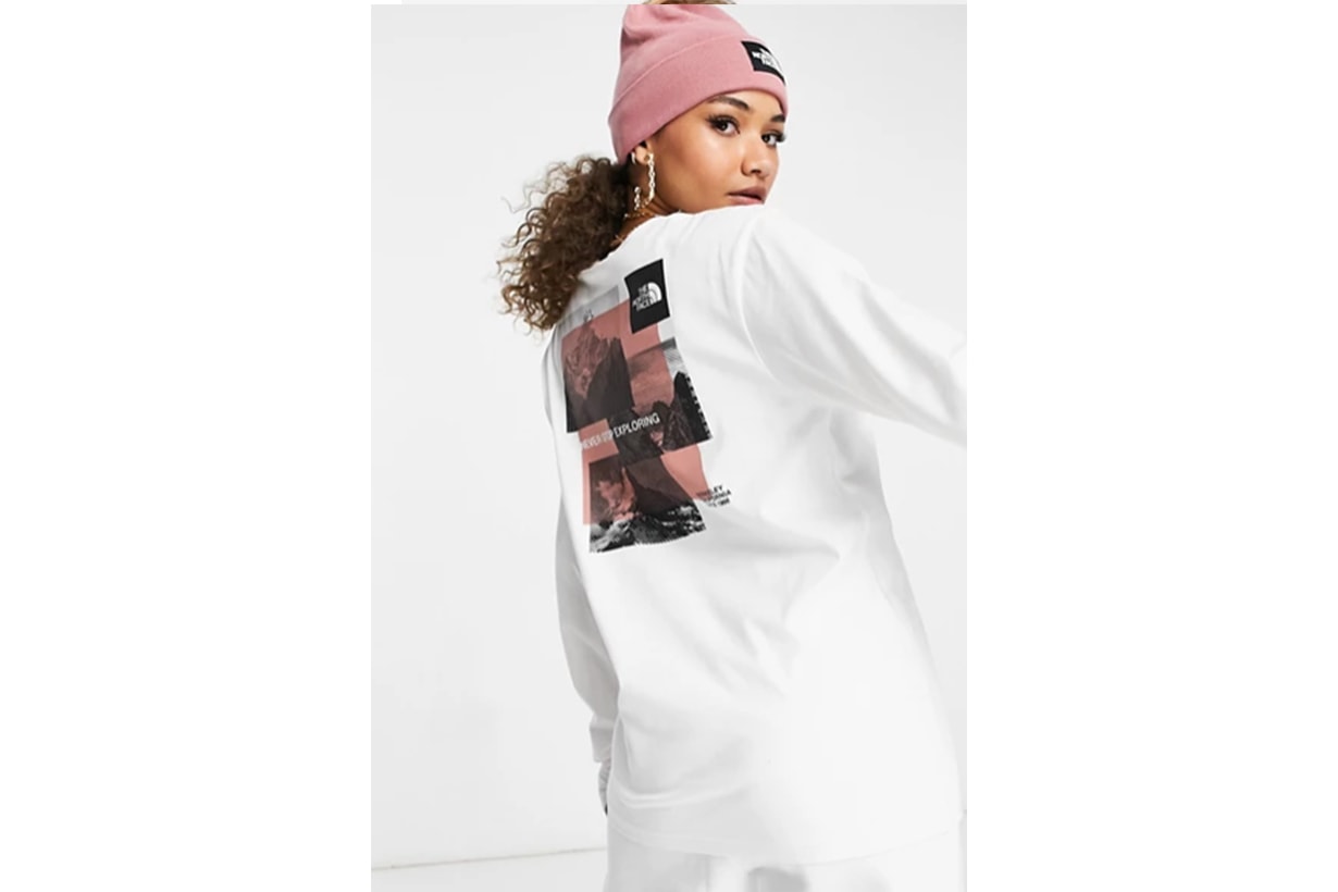 Stripe long sleeve t-shirt in white Exclusive at ASOS