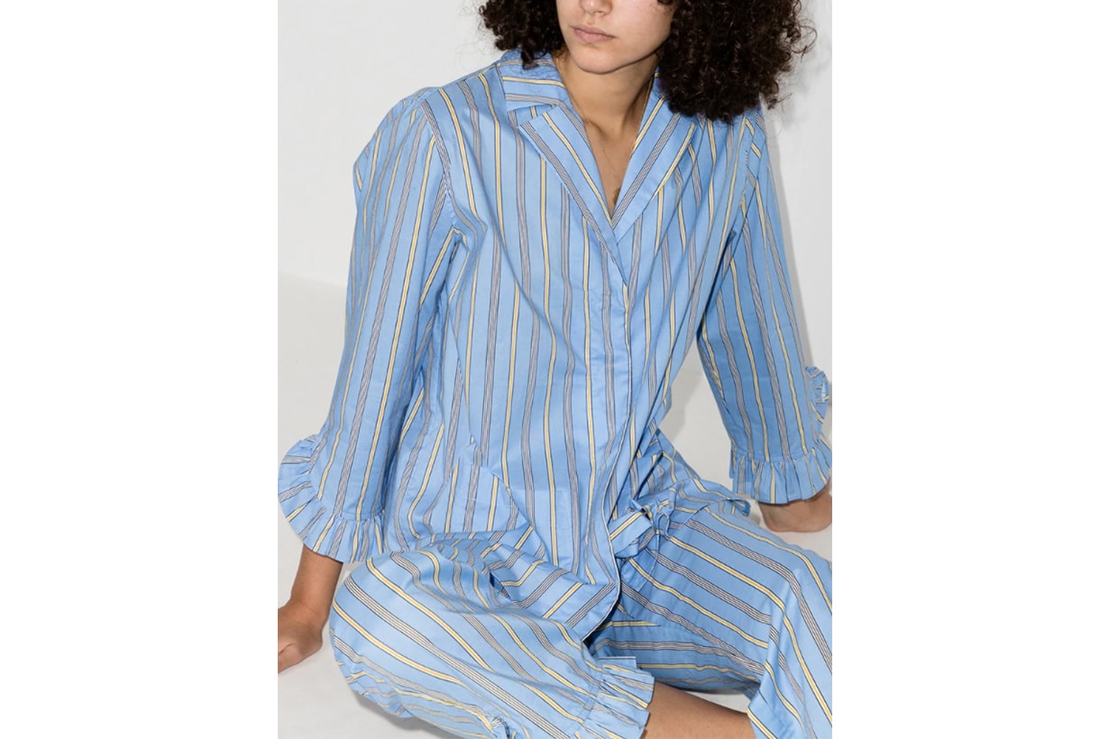 Striped Cotton Pyjama Shirt