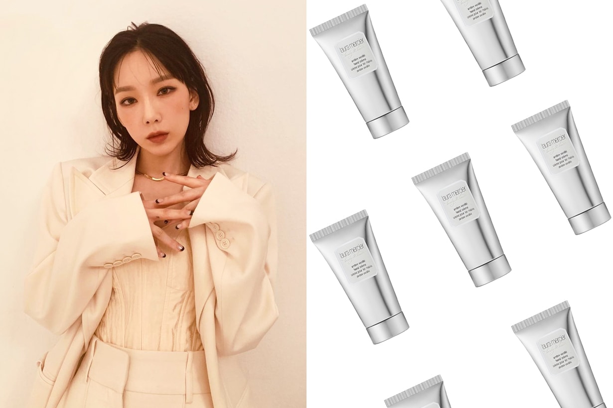 Taeyeon Kim Celebrities Favourite hand cream LAURA MERCIER Hand Crème - Ambre Vanille korean idols celebrities singers