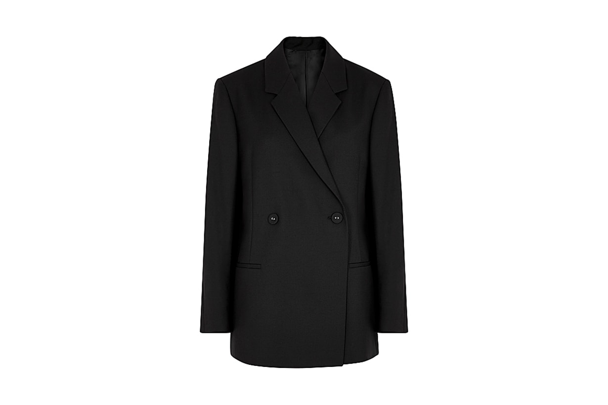 TOTÊME Loreo black double-breasted blazer