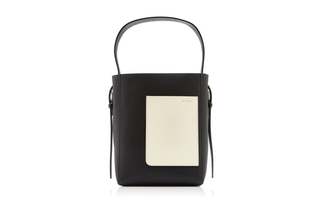 Valextra Small Leather Bucket Bag