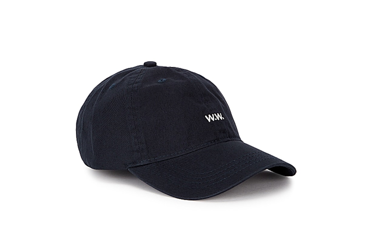 WOOD WOOD Low Profile navy twill cap