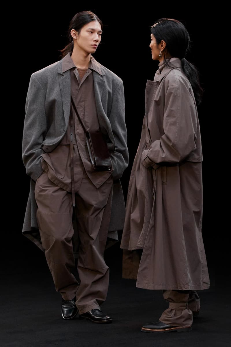 lemaire 2021 fw fashion week layer monotone items