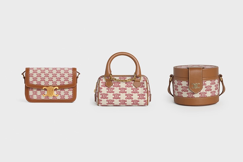 Celine Triomphe Vintage Pink New Year Collection