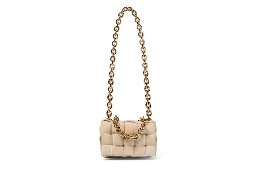 Bottega Veneta Chain Cassette suede shoulder bag