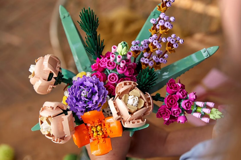 LEGO flower bouquet bonsai tree