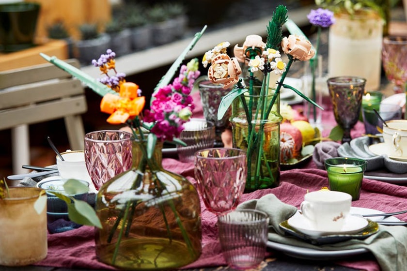 LEGO flower bouquet bonsai tree