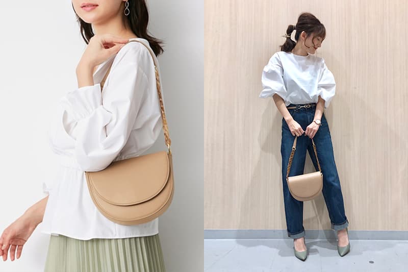 GU shoulder bag Minimalist handbag