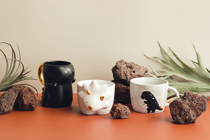 沒想到 Starbucks 今年的情人節限定系列,主角是可愛滿分的黑白恐龍!
