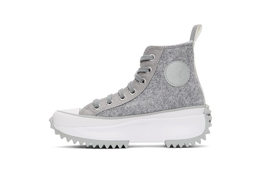 Converse Taupe Marble Run Star Hike High Sneakers