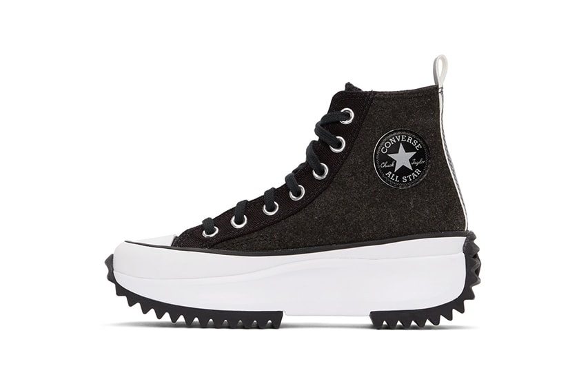 Converse Taupe Marble Run Star Hike High Sneakers