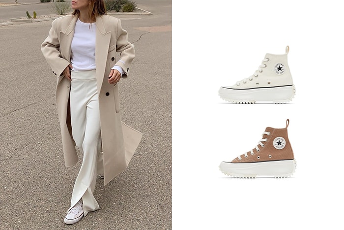 極簡中藏有細節:時髦女生最愛的 Converse 平民版厚底鞋再度帶來兩款溫柔配色!
