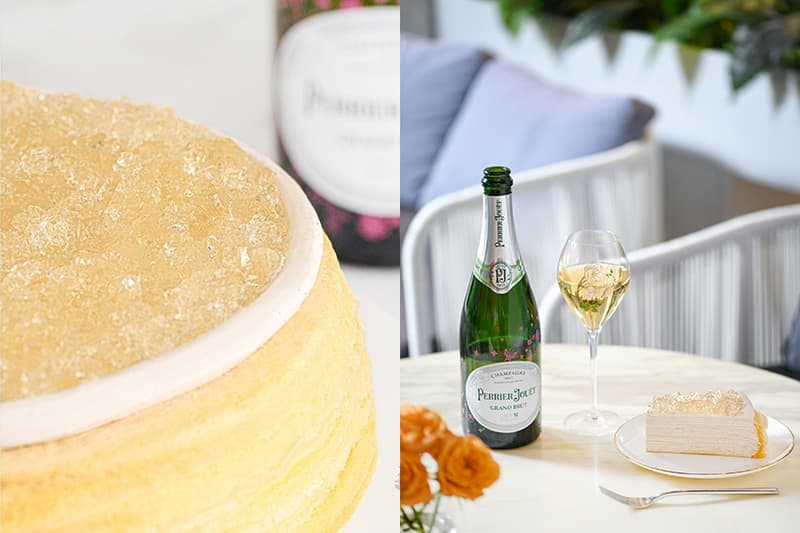 Lady M Perrier Jouet Mille Crepe Cake Valentines Day