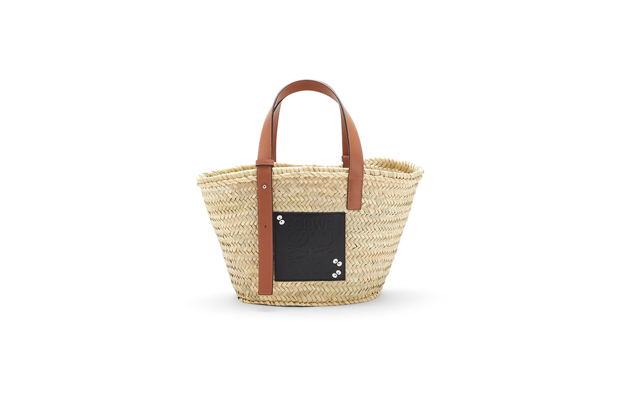 Loewe x Totoro collaboration Basket small bag 