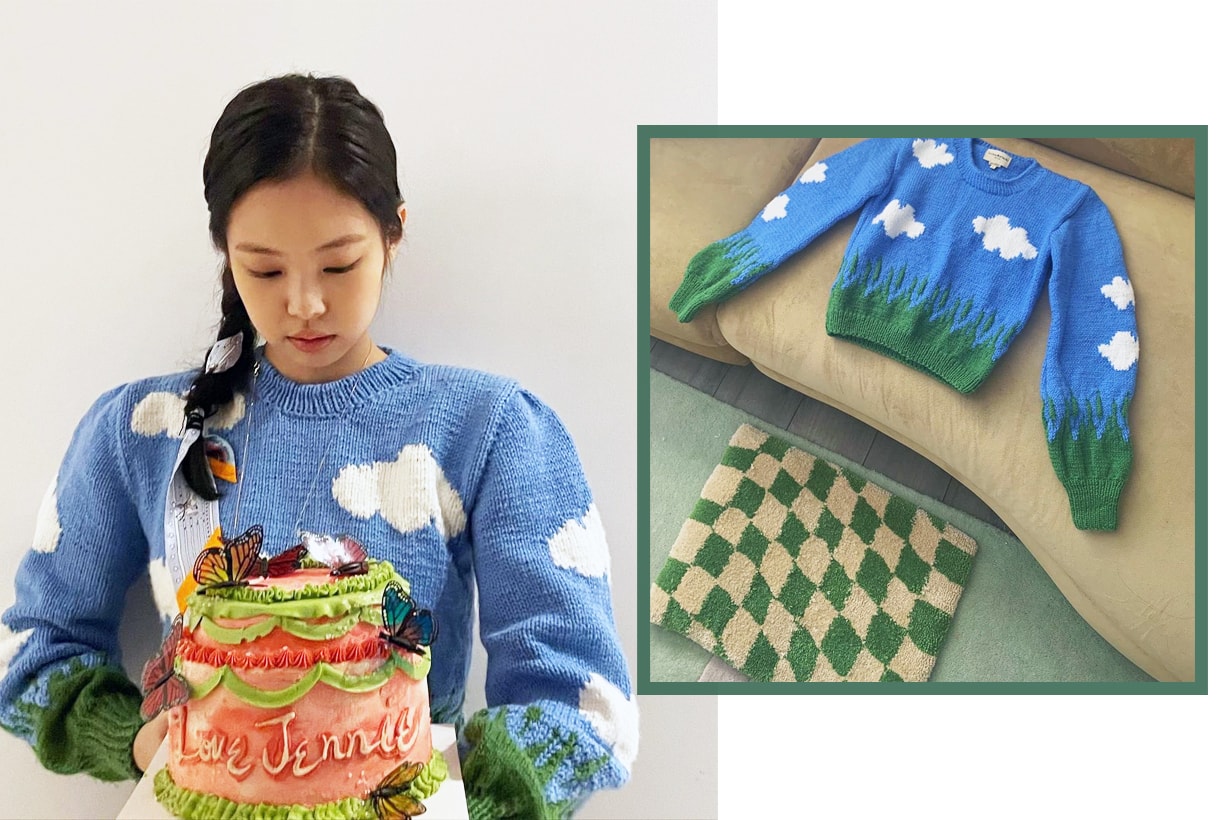 BLACKPINK Jennie Lisa Jisoo Rose Birthday Celebration Celebrities Styles Lirika Matoshi knitwear sweater