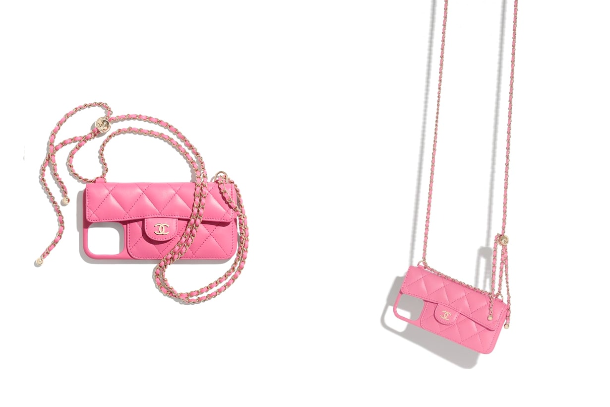 chanel iphone case chain bag 2021 pre spring 12