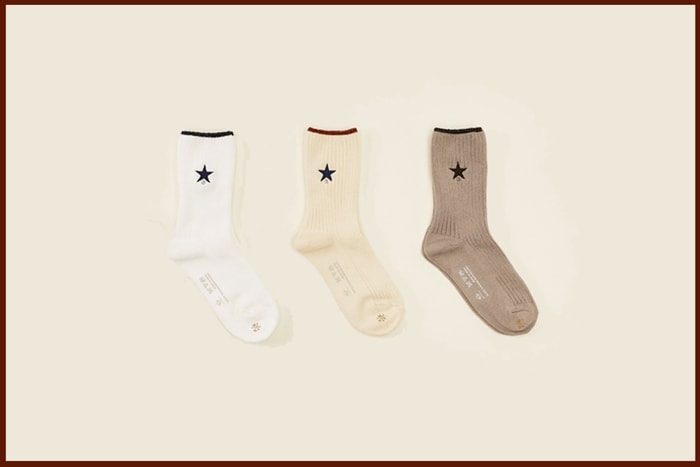 Converse 認可：星星刺繡＋滾邊細節，絕對是最搭 All Star 的襪子！