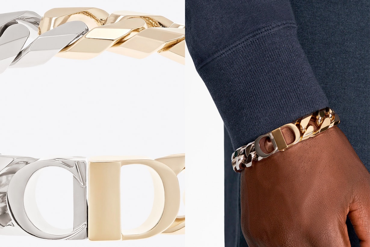 dior CD Icon gold sliver two color jewelry men women