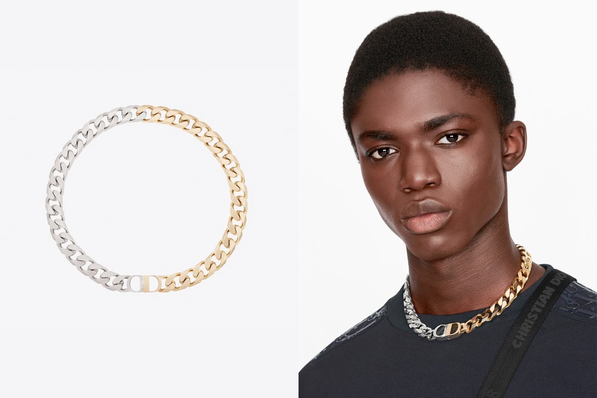 dior CD Icon gold sliver two color jewelry men women