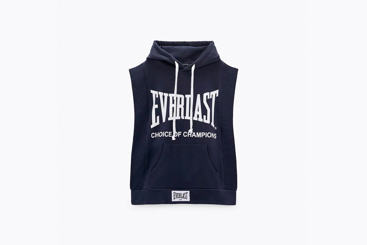 zara everlast collabration when where buy 2021 hoodie sweatshirt